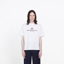 画像をギャラリービューアに読み込む, BALENCIAGA バレンシアガ Tシャツ logo organic cotton T 594579TGV60 メンズ レディース
