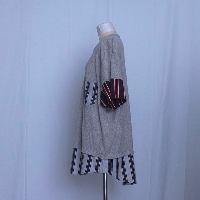 NOZOMI ISHIGURO ノゾミイシグロ 19HMT01015 T-shirt 切替T – irisee